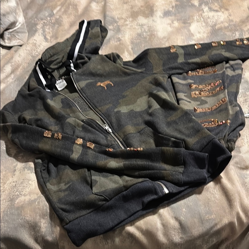 Victoria's Secret Pink Camo Hoodie